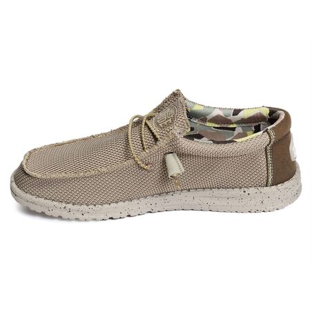 WALLY SOX Camel, Slip-On HeyDude