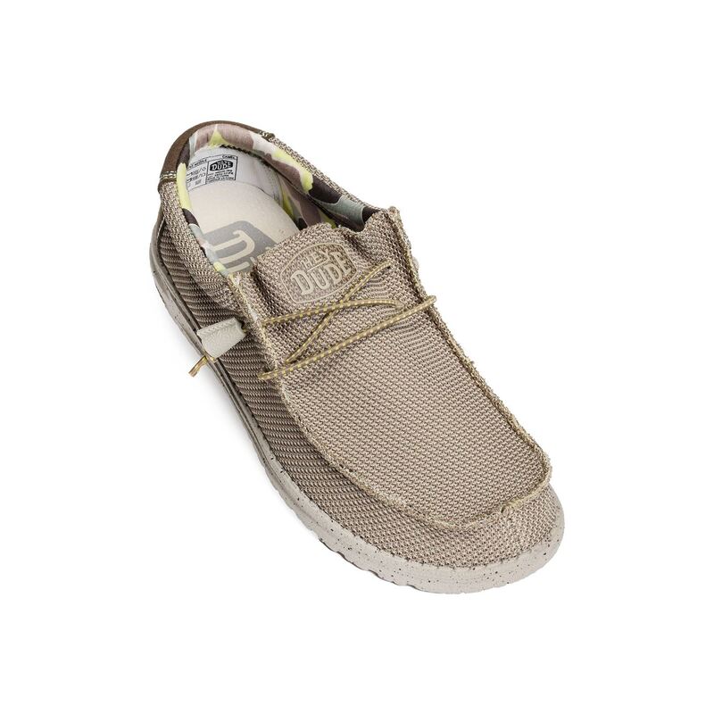 WALLY SOX Camel, Slip-On HeyDude