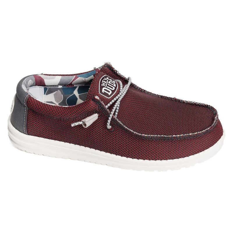 WALLY SOX Bordeaux, Slip-On HeyDude