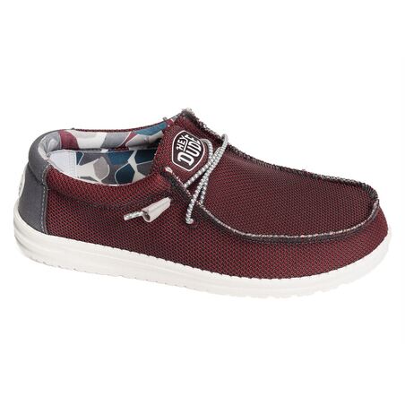 WALLY SOX Bordeaux, Slip-On HeyDude