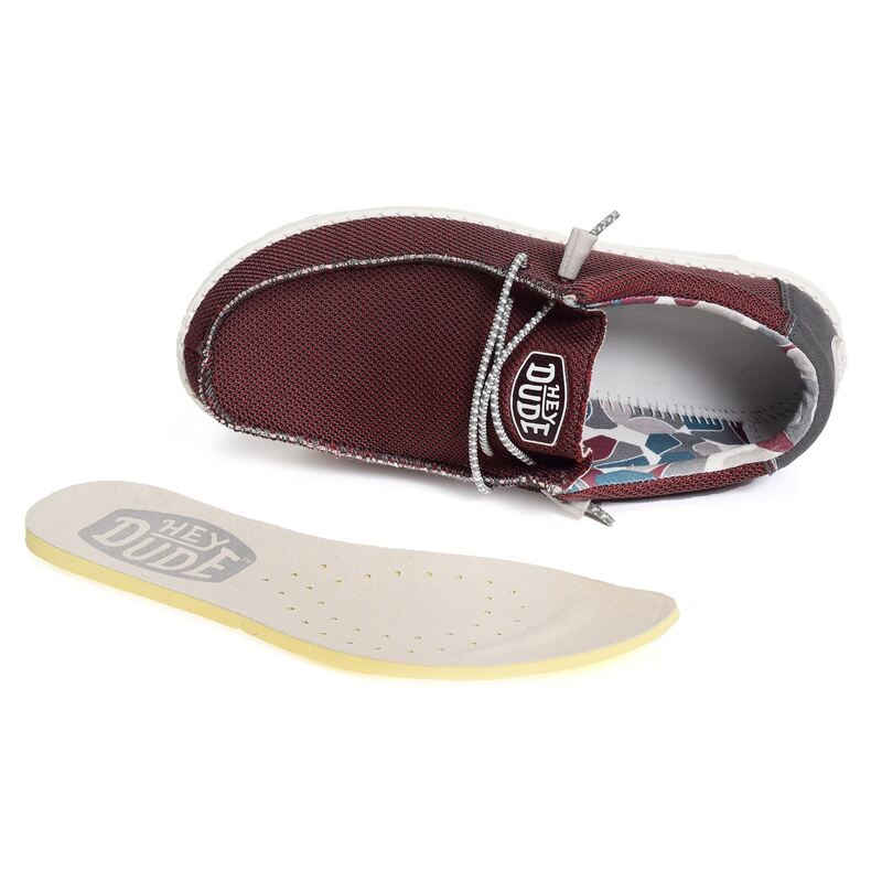 WALLY SOX Bordeaux, Slip-On HeyDude