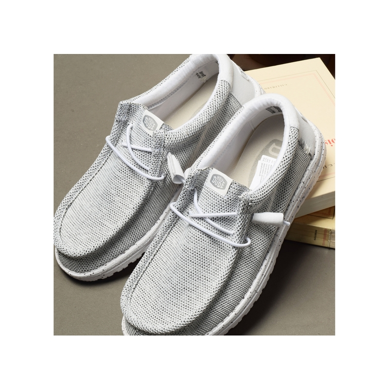 WALLY SOX Blanc, Slip-On HeyDude