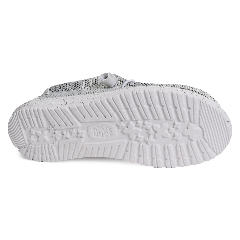 WALLY SOX Blanc, Slip-On HeyDude