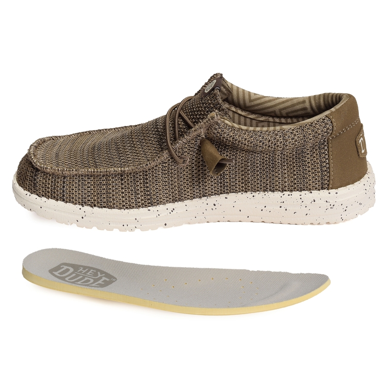 WALLY SOX Marron, Slip-On HeyDude