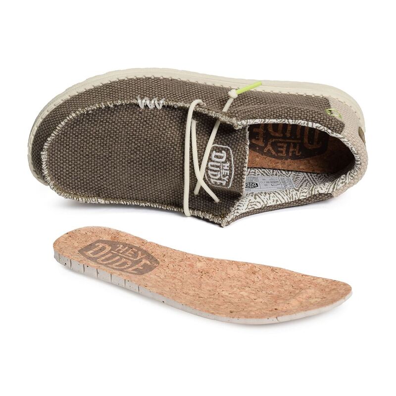 WALLY BRAIDED Taupe, Slip-On HeyDude