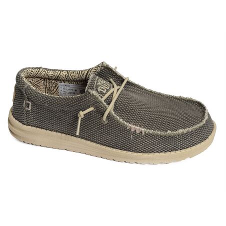 WALLY BRAIDED Kaki, Slip-On HeyDude