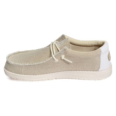 WALLY BRAIDED Blanc Beige, Slip-On HeyDude