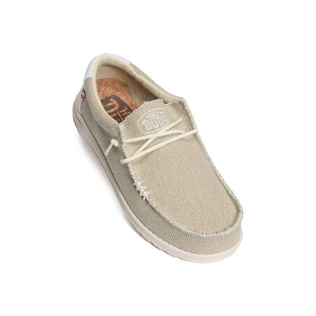 WALLY BRAIDED Blanc Beige, Slip-On HeyDude
