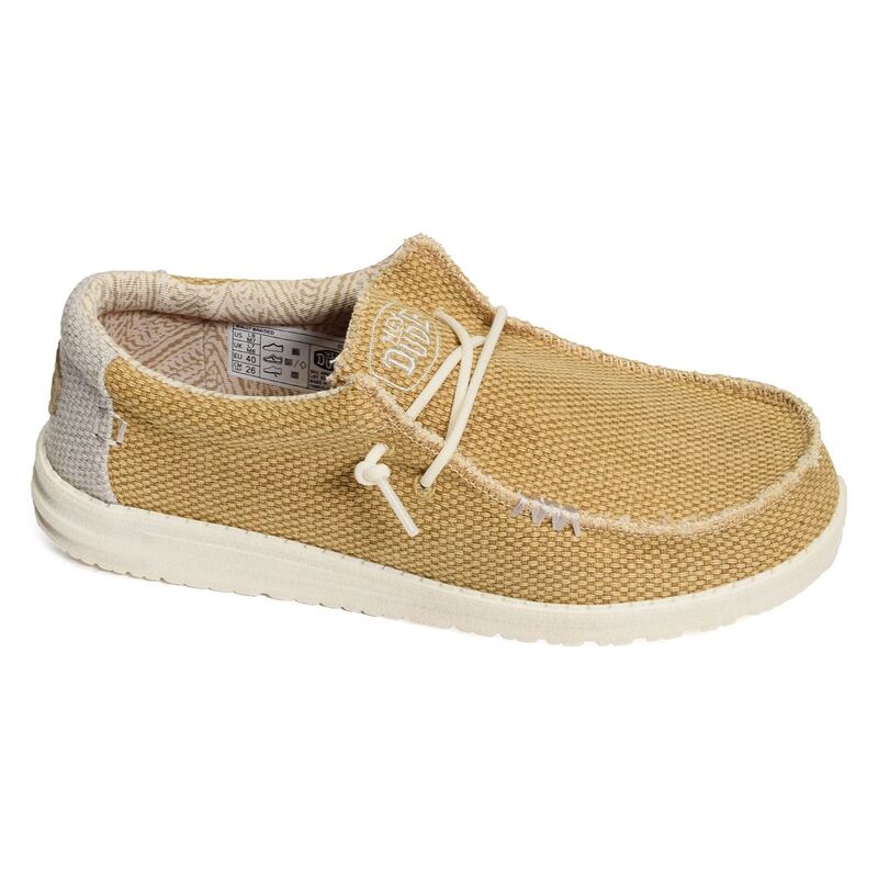 WALLY BRAIDED Ocre, Chaussures basses Heydude