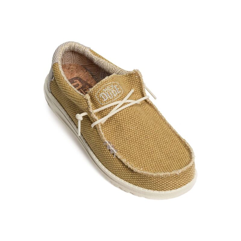 WALLY BRAIDED Ocre, Chaussures basses Heydude