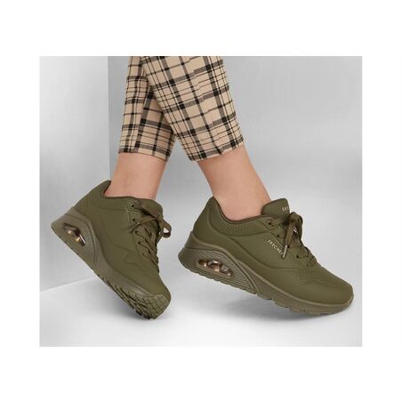 UNO STAND ON AIR W Kaki, Sneakers basses Skechers