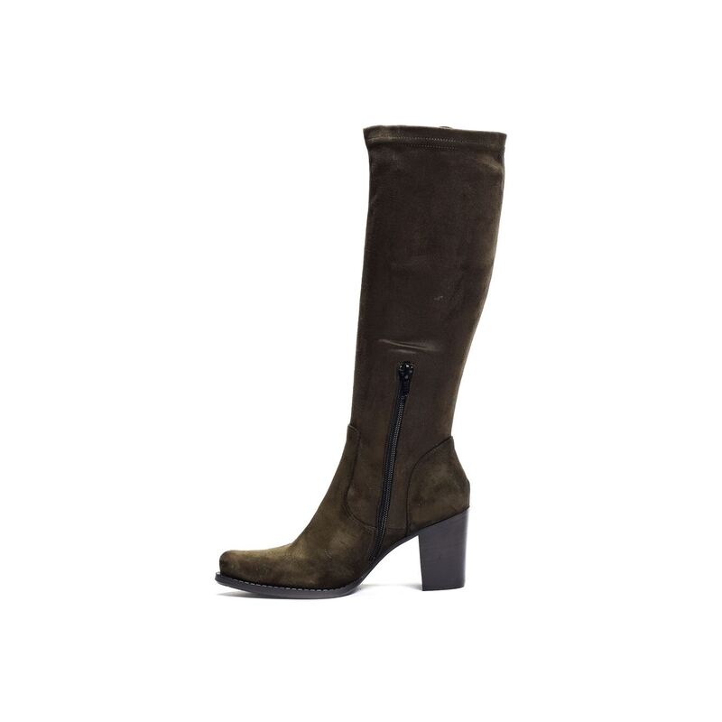 SUEDE Kaki, Bottes Regard