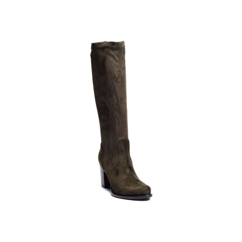 SUEDE Kaki, Bottes Regard