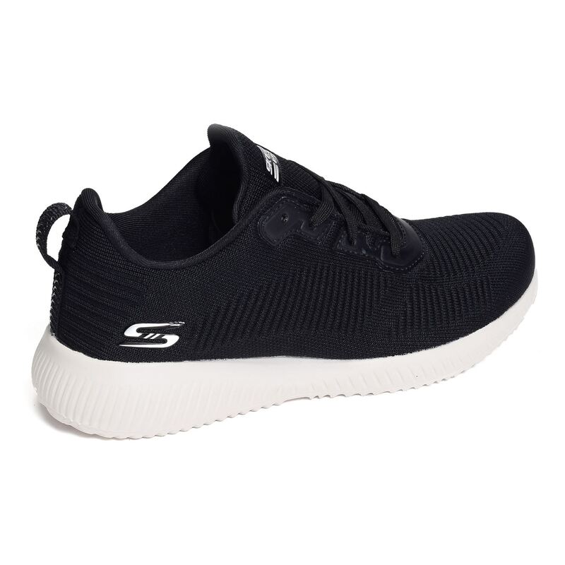 BOBS SQUAD TOUGH TALK Noir Blanc, Sneakers basses Skechers