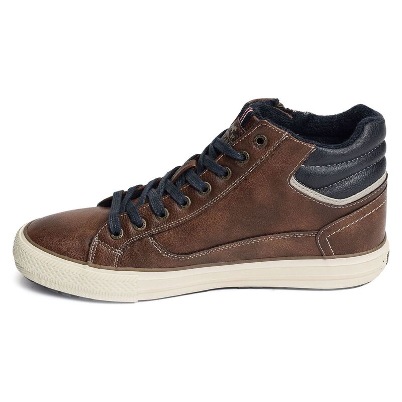4129502 Marron, Baskets montantes Mustang