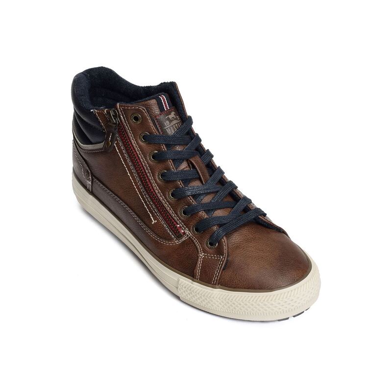 4129502 Marron, Baskets montantes Mustang