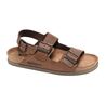NARDO Marron, Sandales plates & Nu-Pieds Mephisto
