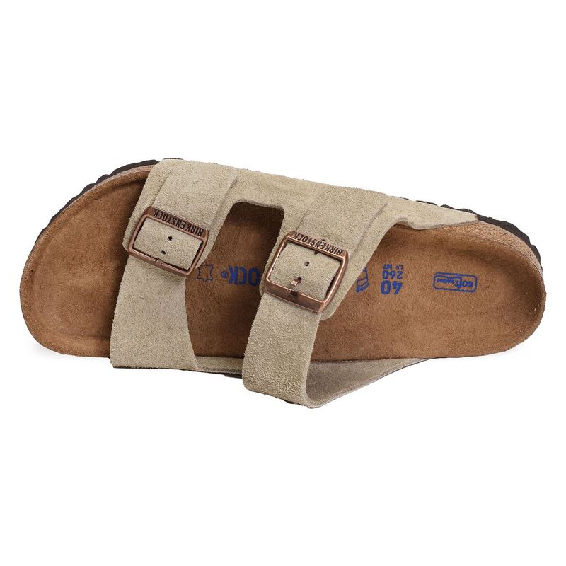 ARIZONA SFB CUIR Taupe, Mules Birkenstock
