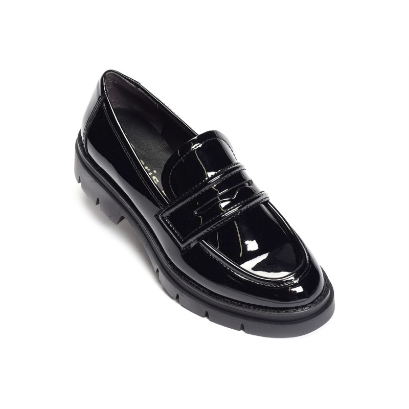 24313 Verni Noir, Mocassins Tamaris
