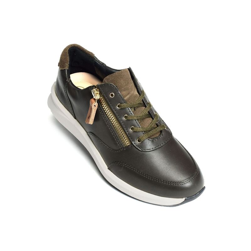 UN RIO ZIP Kaki, Sneakers basses Clarks