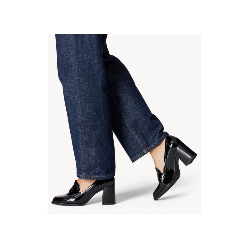 24438 Verni Noir, Mocassins Tamaris