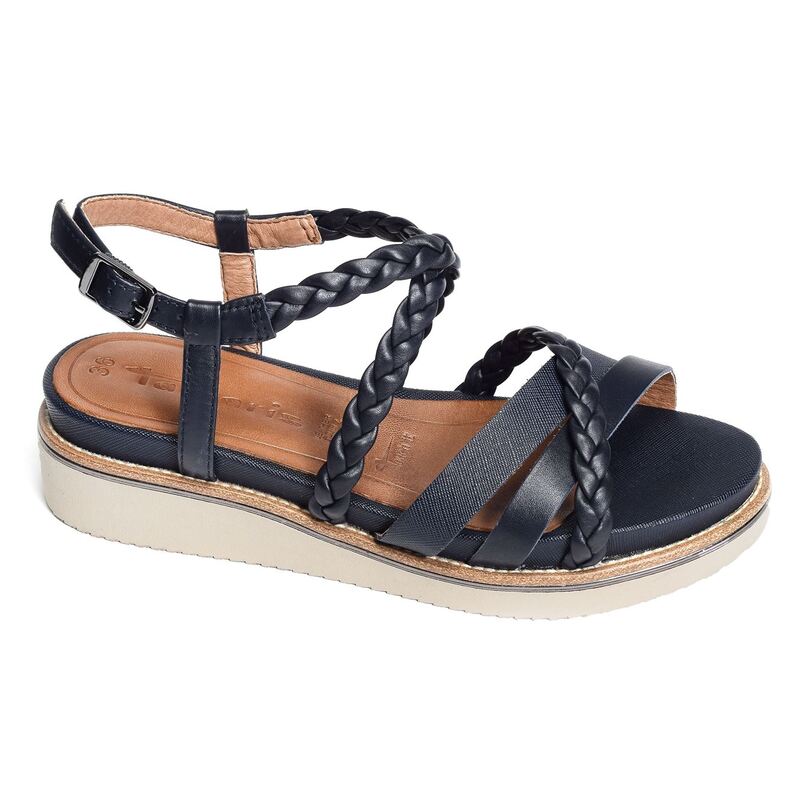 28207 Marine, Sandales compensées Tamaris