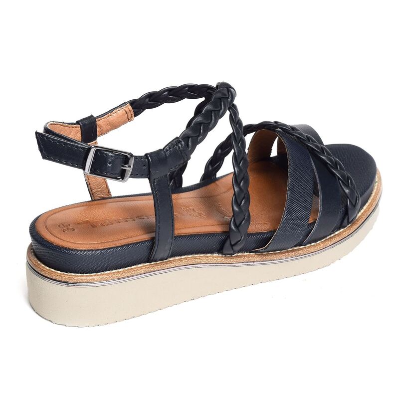 28207 Marine, Sandales compensées Tamaris