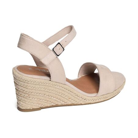 28300 Nude, Sandales compensées Tamaris
