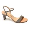 MECHI Platine, Nu-Pieds à talon Unisa