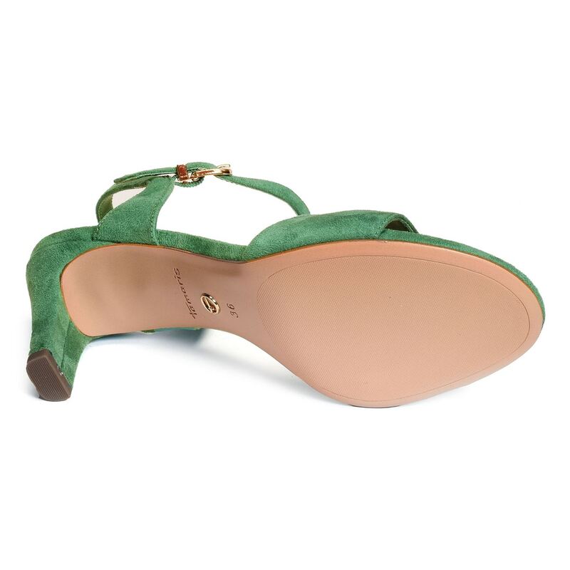 28028 Vert, Nu-Pieds à talon Tamaris