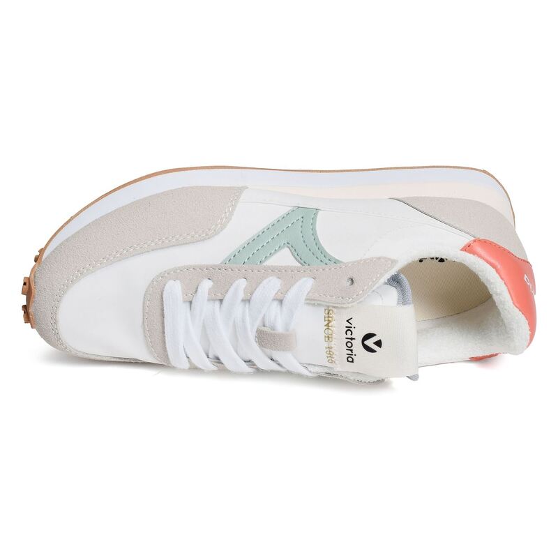 1138100 Blanc Bleu, Baskets running Victoria