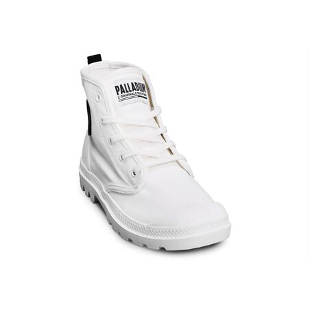 PAMPA HI TWILL Blanc, Chaussures montantes Palladium