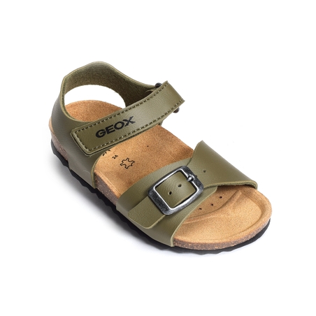 J GHITA BB Kaki, Sandales plates & Nu-Pieds Geox