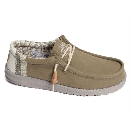WALLY BREACK STITCH Kaki, Slip-On HeyDude