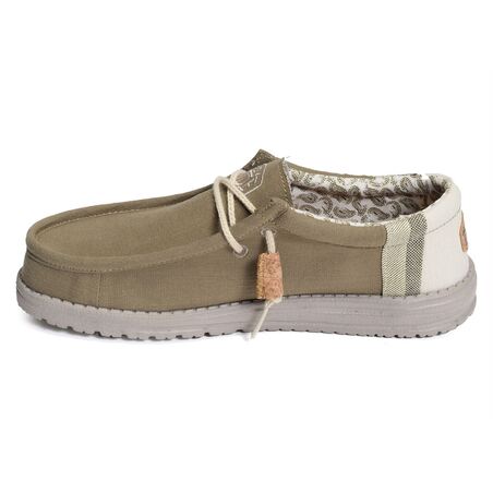 WALLY BREACK STITCH Kaki, Slip-On HeyDude