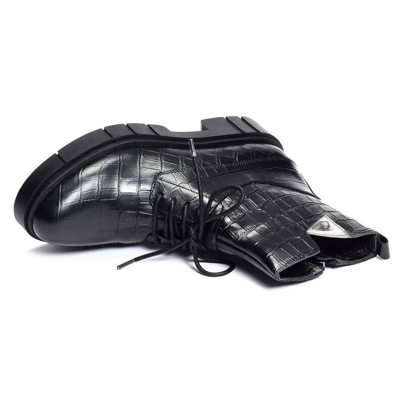 ADELAIS Noir Serpent, Boots Emilie Karston