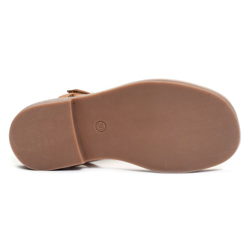 CORALIE ENFANT Tan, Sandales plates & Nu-Pieds Les Tropéziennes