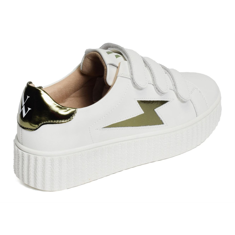 WILLOW Blanc Vert, Sneakers basses Vanessa wu
