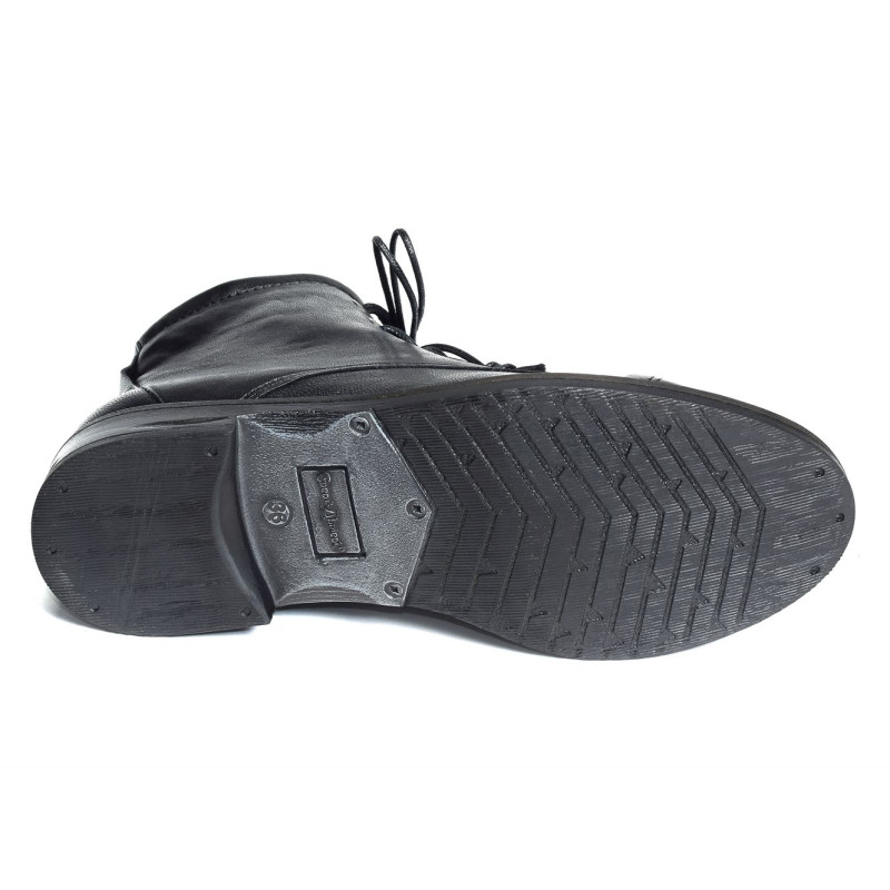 PEBRAC Noir Paillette, Boots Coco abricot