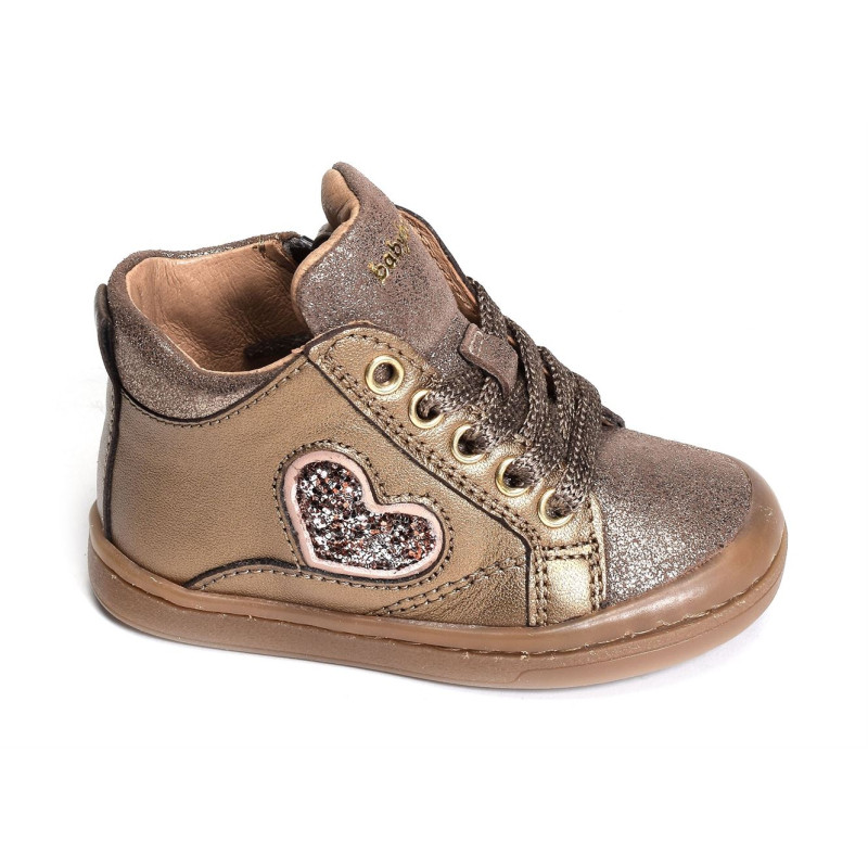 ANTO Noir Brillant, Chaussures à Lacets Babybotte