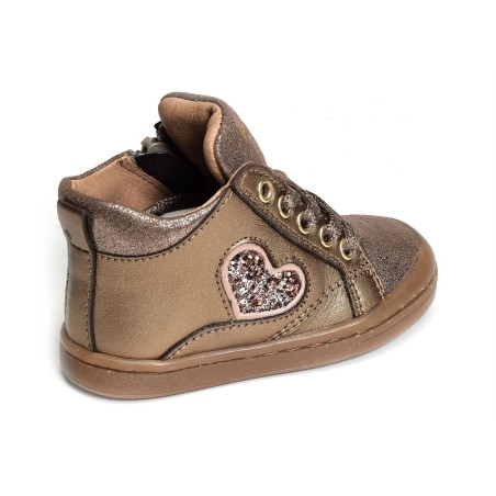 ANTO Noir Brillant, Chaussures à Lacets Babybotte