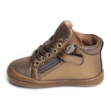 ANTO Noir Brillant, Chaussures à Lacets Babybotte