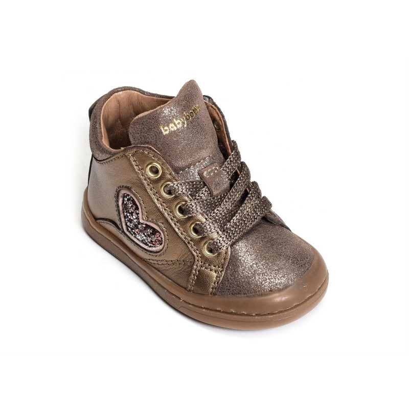 ANTO Noir Brillant, Chaussures à Lacets Babybotte