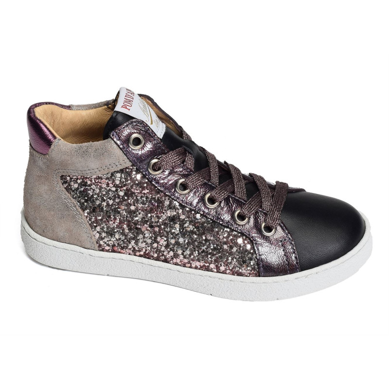 TOP ZIPPY Violet, Chaussures à Lacets Pom d api