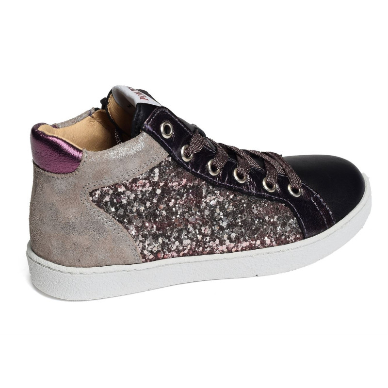 TOP ZIPPY Violet, Chaussures à Lacets Pom d api