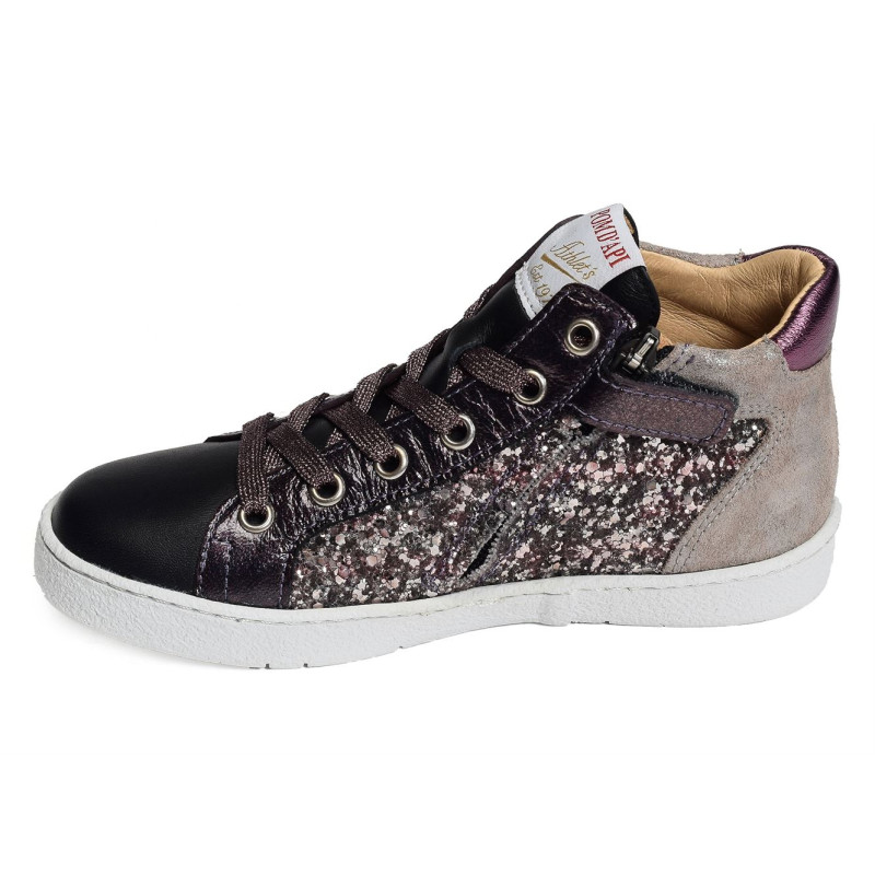 TOP ZIPPY Violet, Chaussures à Lacets Pom d api