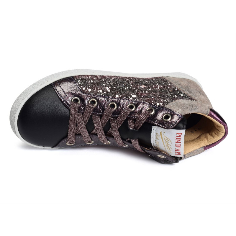 TOP ZIPPY Violet, Chaussures à Lacets Pom d api