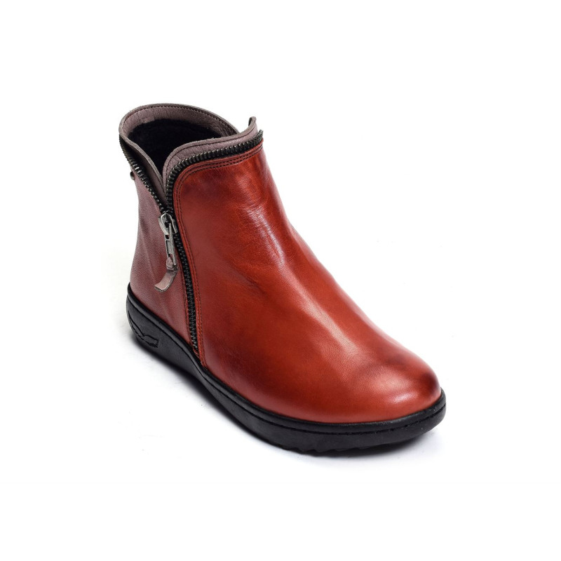 DETROIT Brique, Bottines Karyoka