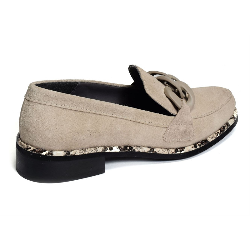 YEIDE Beige, Mocassins Folies