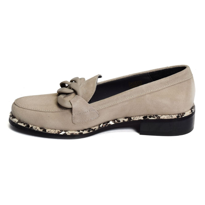 YEIDE Beige, Mocassins Folies